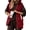 Burgundy, variant on SHEWIN Womens Puffer Vest Full Zipper Hooded Long Quilted Jackets Sleeveless Winter Warm Coat Outerwear