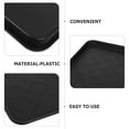 thumbnail image 5 of PBPBOX 1Piece Black Rectangular Shoe Storage Tray for Home 17.7x14.2x1.2in, 5 of 8