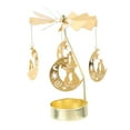 thumbnail image 1 of Rotatable Candlestick Decorative Iron Candle Holder Party Candle Holder, 1 of 9