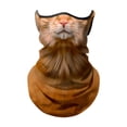 thumbnail image 3 of koolsoo Bandana Visage Respirant Couvre-Visage Foulard Été Rafraîchissant Glacé Cache-Cou Chat Jaune, 3 of 9