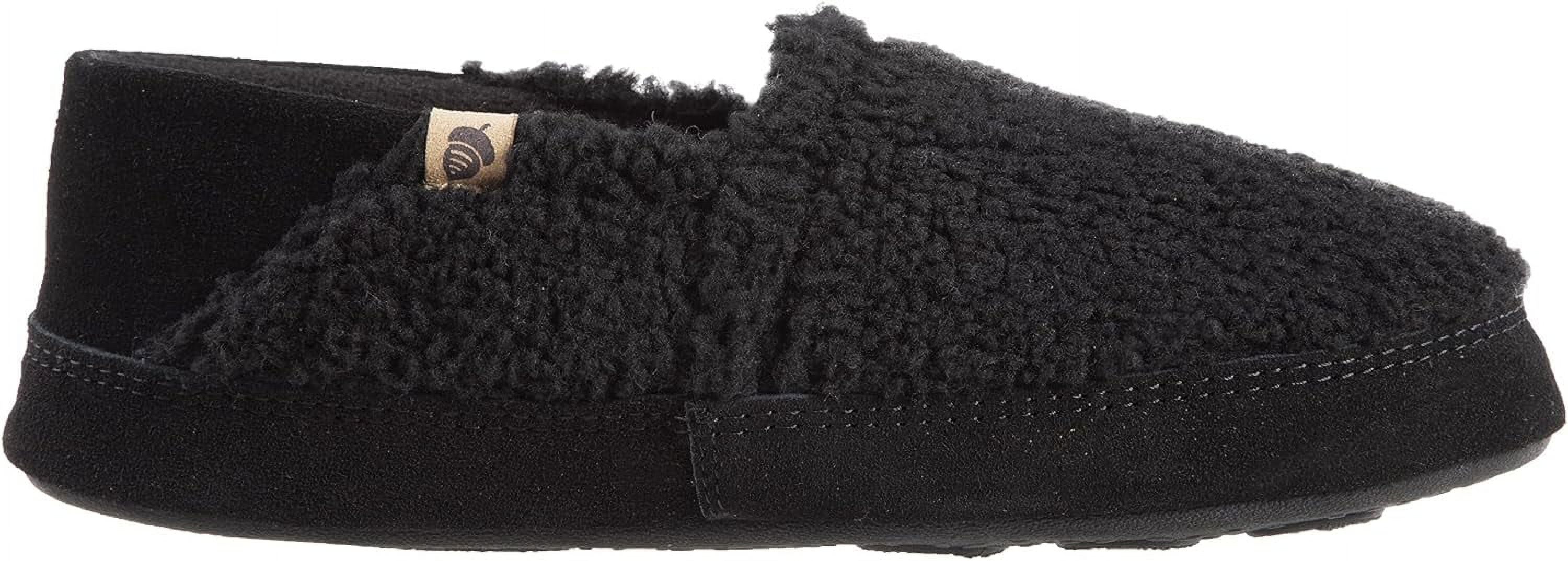 Acorn Men\'s Memory Foam Slippers 10.5-11.5 Black Berber Acorn Men main image 3