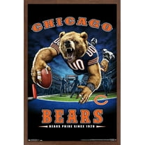 NFL Chicago Bears - End Zone 17 Wall Poster, 14.725" x 22.375", Framed