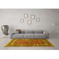 thumbnail image 3 of Ahgly Company Machine Washable Indoor Rectangle Persian Yellow Traditional Area Rugs, 8' x 10', 3 of 4