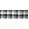 thumbnail image 2 of Design Imports Chemin de Table à Carreaux Tricolore Noir, 2 of 4