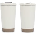 thumbnail image 2 of Lighthouse Blessed and Grateful White 12 ounce Ceramic Travel Tumbler Mugs Set of 2, 2 of 6