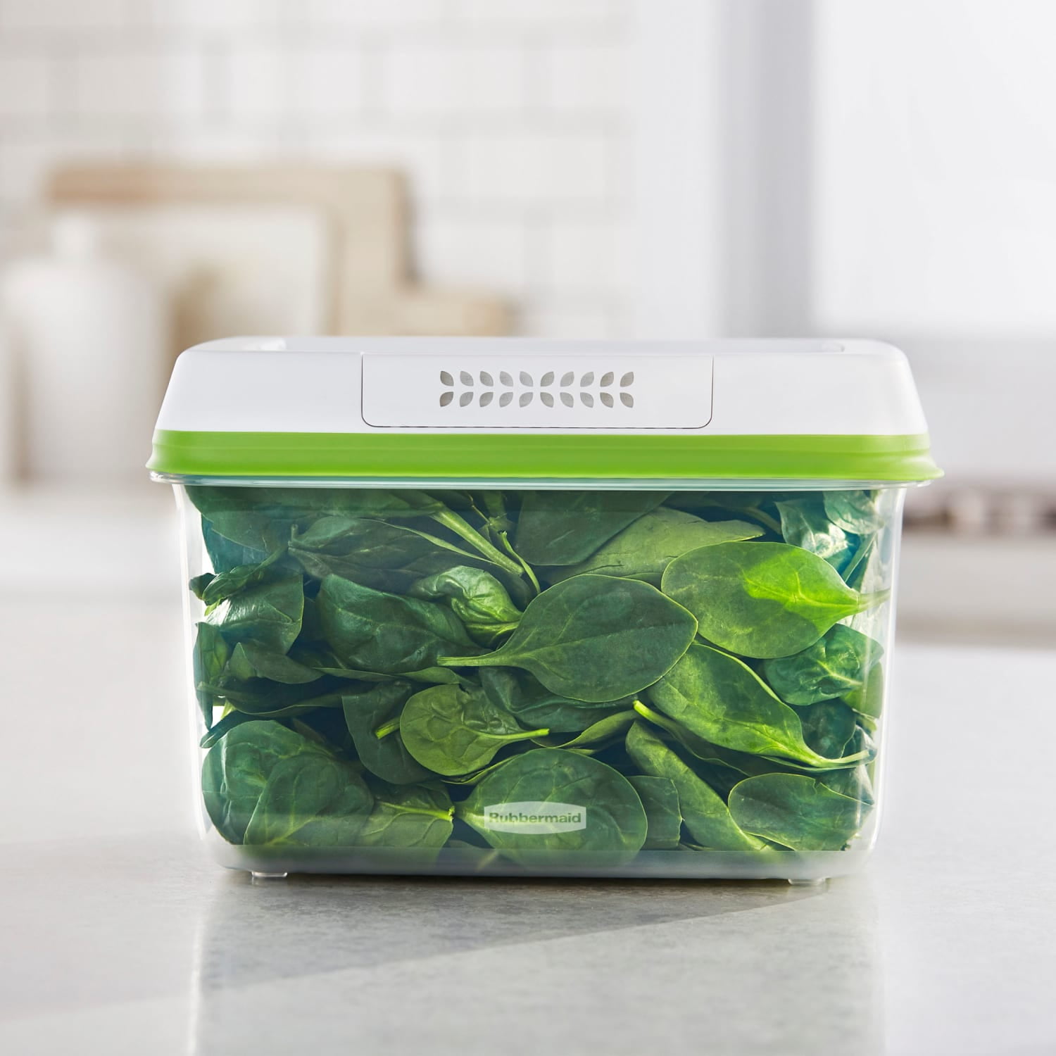 Rubbermaid FreshWorks Produce Savers, Medium and Large Produce Storage Containers, 6 Piece Set