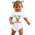 thumbnail image 3 of Youmylove Boys Girls Short Sleeve Christmas Letter Printed Romper Bodysuit Fall Clothes Child Jumpsuits Clothing Dailywear, 3 of 5