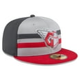 thumbnail image 3 of Men's New Era  Gray/Red Cleveland Guardians 2025 Batting Practice 59FIFTY Fitted Hat, 3 of 6