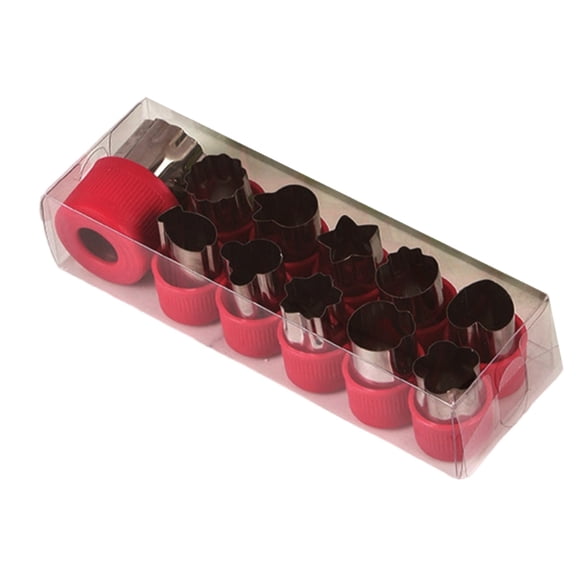 Set of 12 Cookie Molds Kitchen Baking Gadget Various Shape Biscuit Cutter Small Cookie Molds Cookie Making Tool