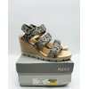 The Flexx Women's Teak Snakeskin-Embossed Jack Free Spirit Leather Sandal, 6.5M