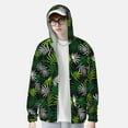 thumbnail image 4 of Easygdp Tropical Leaves1 Lightweight Long Sleeve Sun Shirt Sports long-Sleeved Sun Protective Clothing, Quick Drying Breathable - Medium, 4 of 9