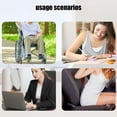 thumbnail image 5 of Gel Airplane Seat Cushion,Portable Travel Cushion for Long Sitting,Foldable seat Cushion for Airplane Seats, Office Chair, Camping, Bleachers, Flights, Commute (18.5x12.6 in), 5 of 5