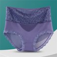 thumbnail image 5 of Ropa Interior Sexy Gibobby dama cintura alta encaje malla morado XL, 5 of 5