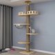 thumbnail image 5 of Adjustable Cat Tree House Tower Floor to Ceiling Kitten Multi-Level Condo With Scratching Post Hammock Pet Cat Activity Center ShopWise Round, 5 of 13