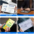 thumbnail image 7 of Stylus Pens for Touch Screens, Universal Fine Point iPad Pencil with Magnetic Adsorption Compatible with iPhone/iPad/Samsung/Android/Tablet & Other Touch Screens (White Purple), 7 of 7