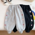 thumbnail image 4 of SJLDQY Girls Sweatpants Wide Leg Comfy Joggers for Girls Casual Sweat Pants with Pockets, 4 of 4