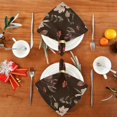 thumbnail image 4 of GZHJMY Bohemian Floral Napkins Table Decorations Napkin Set for Gift Giving, Dining, Parties 20 x 20in, 4 of 7