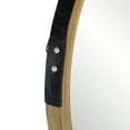 thumbnail image 4 of Northlight Miroir Rond Moderne Beige 21 Pouces avec Finition Grain de Bois, 4 of 5
