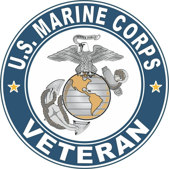 U.S. Marine Corps Veteran 5.5" Decal
