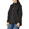 thumbnail image 2 of $99 Calvin Klein Premium Performance Water Repellent Hooded Jacket Black Size XS, 2 of 4