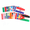 7.87*11inch 48 pack, variant on Small National Handheld Flags with Pole, Mini Country Flags for Game Day Celebrations, 48-Team International Sports Tournament Spirit Banners for Parades and Watch Parties-5.5"x8.3" Durable Polyester