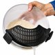 thumbnail image 1 of Colador universal de silicona con clip Anyday, negro, 1 of 6