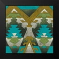 thumbnail image 2 of Zarris, Chariklia 20x20 Black Modern Framed Museum Art Print Titled - Wayfarer I, 2 of 5