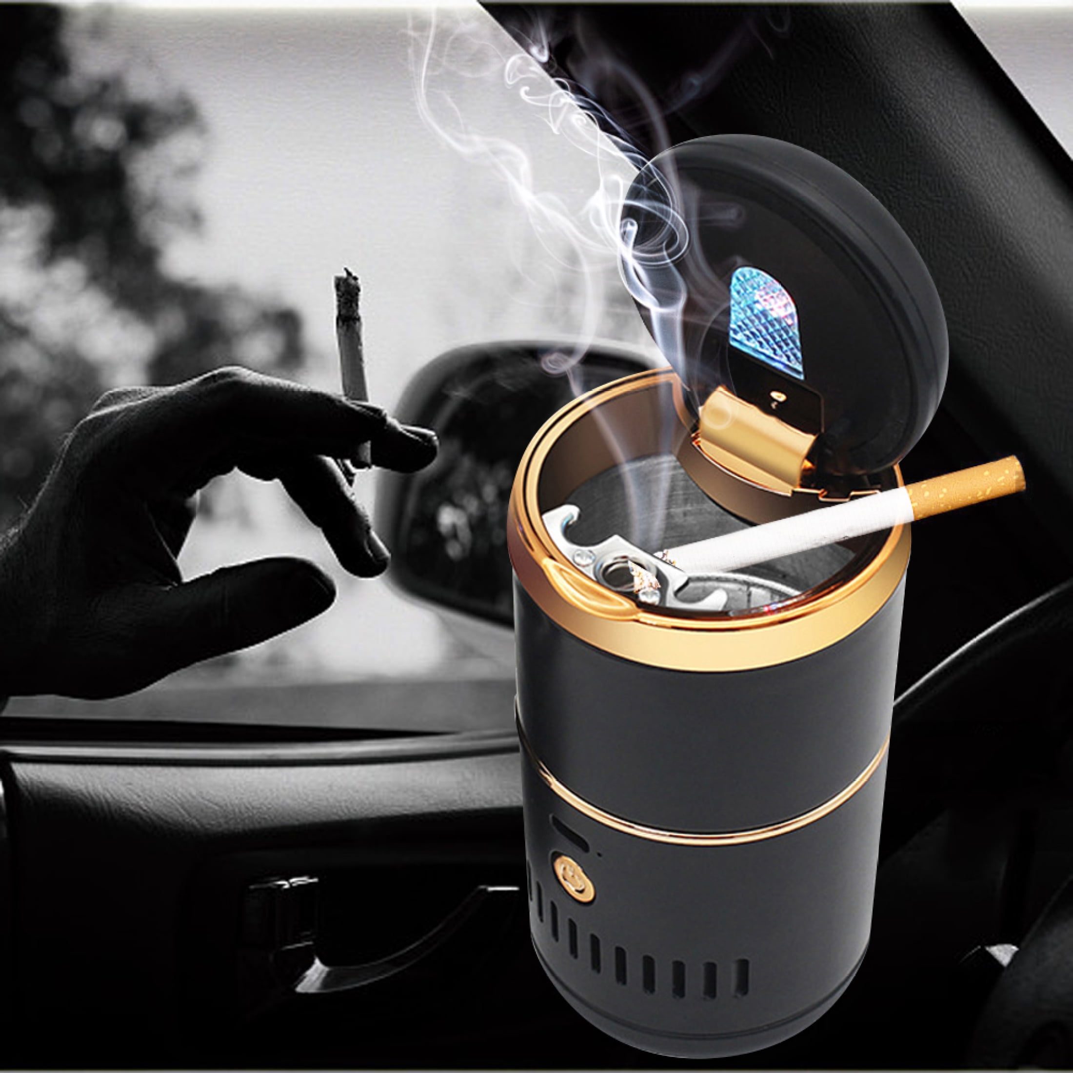 BOOV 9 Smokeless Car Ashtray with Fragrance at Rs 220/piece in Vasai