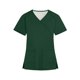 thumbnail image 2 of Ropa de trabajo de Manga corta SCZ con cuello en v moda mujer bolsillos verde S, 2 of 4