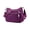 Purple, variant on Cmunyle Crossbody Bag 9.5x7.9 Inch Multi Pocket Shoulder Bag Lightweight Daily Bag For Travel Work Commute And Errands