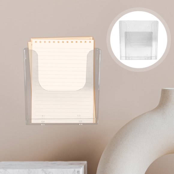 Nestingho 2Ud Estante De Pared Para Y Documentos Transparente Con Material Acrílico