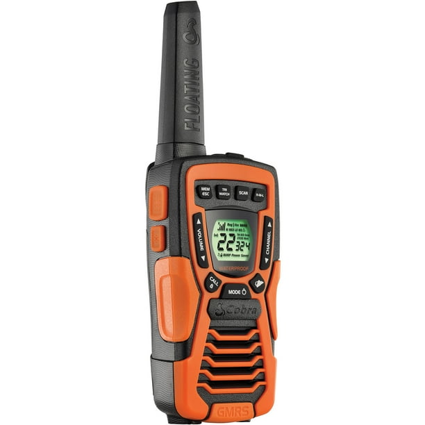 Cobra Rugged 37Mile 2Way Radio Walkie Talkies Waterproof with