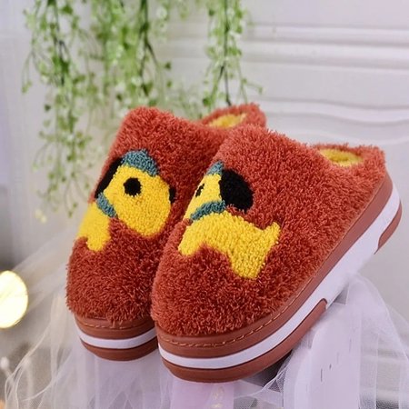 

CoCopeanut 2021 New Indoor Cute Plush Rabbit Puppy Slippers Female Cotton Shoes Sliders Home Warm Platform Woman Bunny Fuzzy Slippers