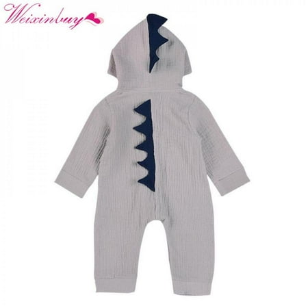 

Toddler Girls Clothes Printed Dinosaur Animal Baby Boys Girls Solid Romper Autumn Winter Newborn Pajamas Infant Cotton Outerwear Jumpsuit