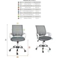 thumbnail image 2 of Silla de Oficina Ejecutiva I SEATING Black Jack Blanca y Gris, Reclinable, Ergonómica, Altura Ajustable, 2 of 6