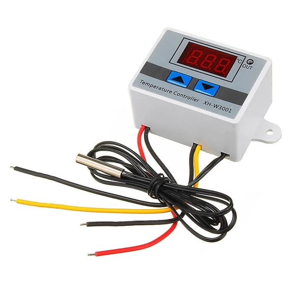 QIPOPIQ XH-W3001 Digital Temperature Controller Thermostat Switch AC110-220V with NTC Sensor