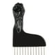 thumbnail image 3 of Peine de metal africano para cabello, cepillo para peinado de salón, para todo tipo de cabello y pelucas. C, 3 of 5