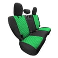thumbnail image 1 of For Jeep Wrangler JK 4DR 2018-2023 FH Group Neoprene Custom Fit Car Seat Covers Rear Set - Green, 1 of 6