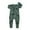 Green, variant on Baby Space Rocket Print Zipper Footless Romper Toddler Neutral Sleep & Play Outfit Size:3-6 Months