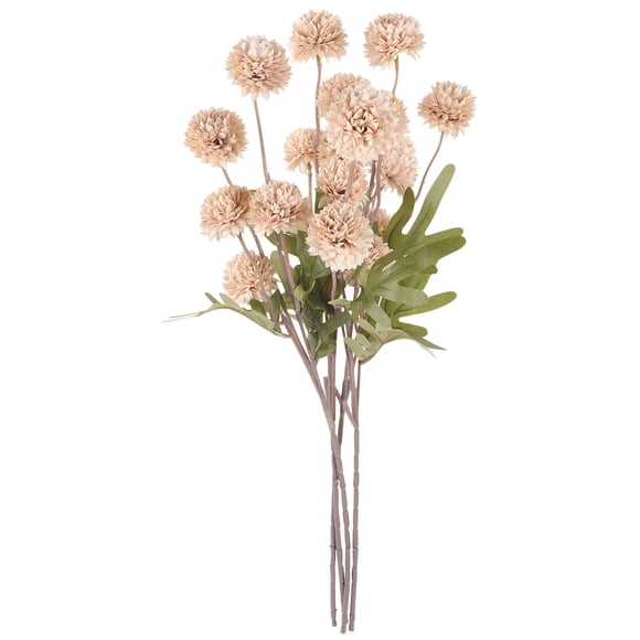 4pcs Flores artificiales plástico Dandelion Flower Flower Decoración Decoración Ornamento para decorar
