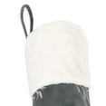 thumbnail image 3 of Homey Cozy  Floral Velvet Embroidered Christmas Stocking Velvet/Gray, 3 of 5