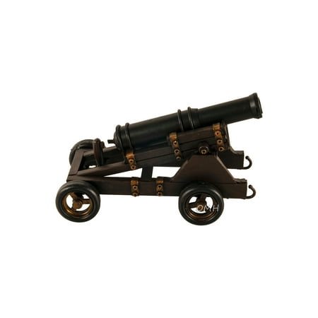 UPC: 0640901138817 | Old Modern Handicrafts AR022 Cannon Sur Roues Grandeur Nature Model