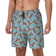 thumbnail image 1 of Fotbe Funny Lobsters Traje de Baño para Hombre – Shorts de Natación de Secado Rápido con Forro y Bolsillos-X-Large, 1 of 6