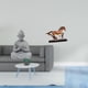 thumbnail image 2 of Estatua de Buda mono con caballo, figura coleccionable en miniatura, escultura artística, adorno para hotel, patio, escritorio, decoración, estantería, 2 of 8