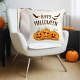 thumbnail image 3 of sruoe Halloween Pillow Case, Pumpkin Pillows Cover, Fall Pillow, Indoor Halloween Decor, Cute Ghost Spooky Halloween Throw Pillow Covers, Comfort Washable Horror Pillow Covers for Autumn, 3 of 6