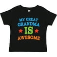 thumbnail image 3 of Inktastic My Great Grandma is Awesome Boys or Girls Toddler T-Shirt, 3 of 5