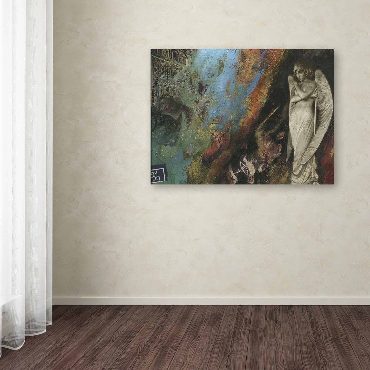 Trademark Fine Art 'Green Angel' Canvas Art by Nick Bantock