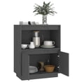 thumbnail image 2 of vidaXL Buffet Gris 60x34x75 cm Pin Massif, 2 of 5
