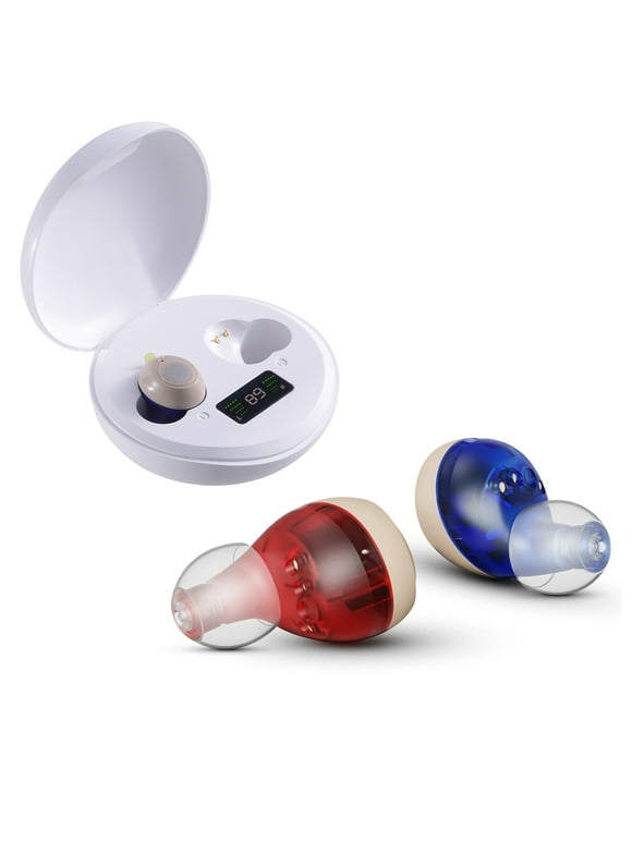 Personal Sound Amplifiers for Ears Rechargeable, Portable Sound Amplifiers Devices for Seniors, J6