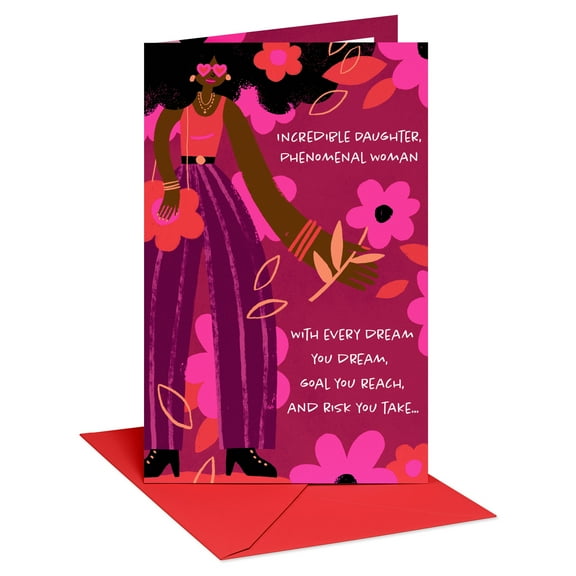 American Greetings Valentine's Day Card for Daughter (Phenomenal Woman)